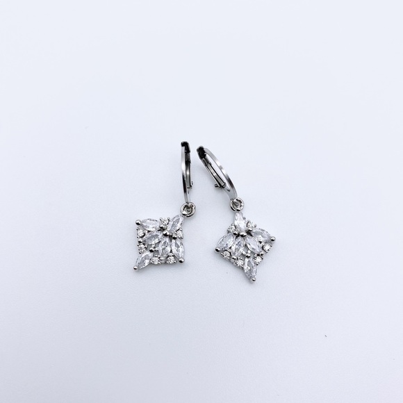 Silver Hoops Earrings - Picture 2 of 2